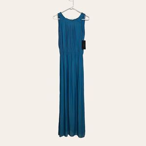 Zara Turquoise Sleeveless Maxi Dress NWT XS